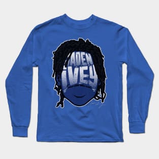 Jaden Ivey Detroit Player Silhouette Long Sleeve T-Shirt